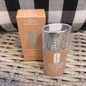 Clinique even better makeup in shade Vanilla 07